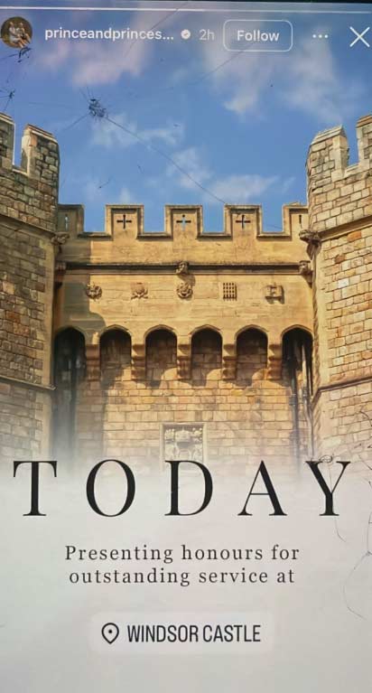 Prince William goes down on one knee for Harry Potter and Star Wars icon