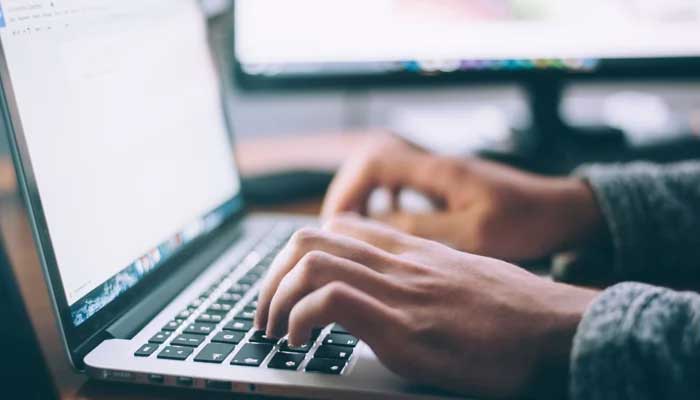 Representational image shows a student attending an online class using a laptop. — Unsplash