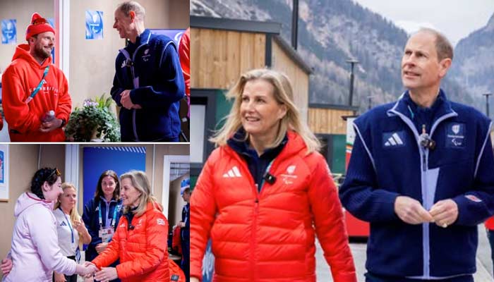 Duchess Sophie, Prince Edward light up Paralympic village with love, support