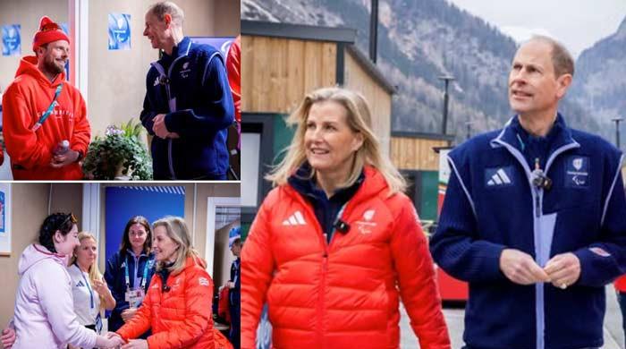 Duchess Sophie, Prince Edward light up Paralympic village with love, support