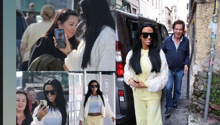 Katie Price headed to Rome for a getaway with her pals