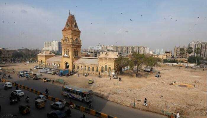 General view of the British era Empress Market building is seen after the removal of surrounding encroachments on the order of Supreme Court in Karachi, Pakistan January 30, 2019. — Reuters