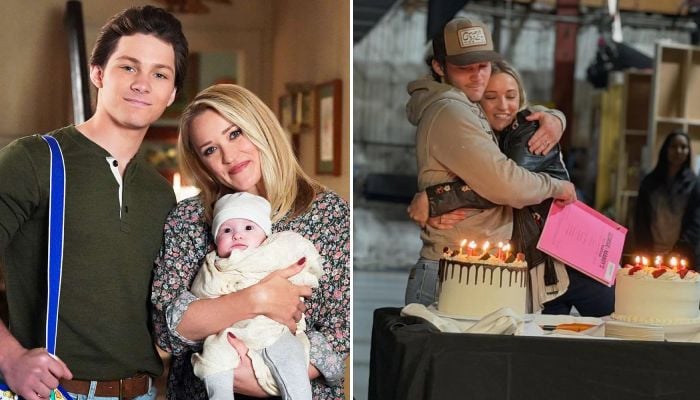 The Hannah Montana alum shares a sweet glimpse into her and Jordans birthday celebration