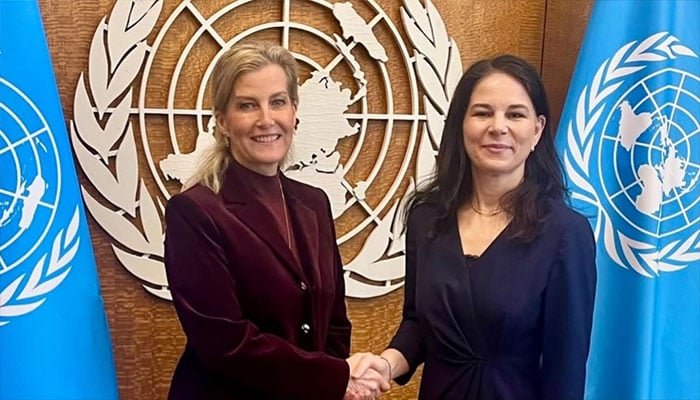 Duchess Sophie arrives in New York for major UN talk