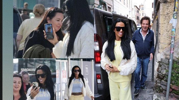 Katie Price enjoys Rome trip with pals as Lee Andrews remains in Dubai