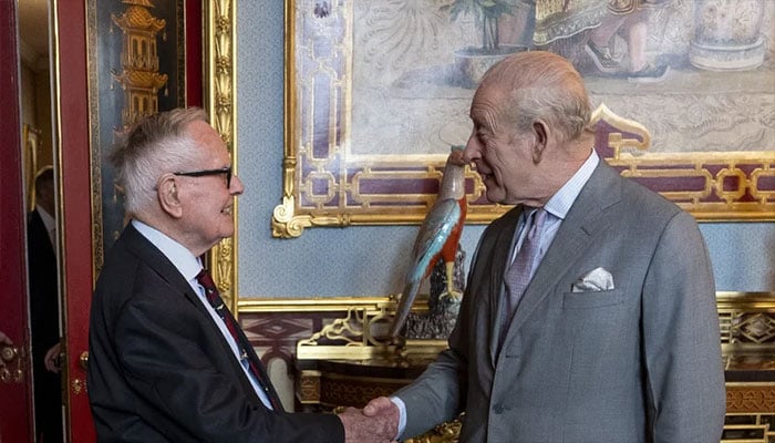 King Charles honours 105-year-old WWII ‘Wooden Wonder’ pilot