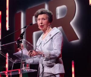 Princess Anne looks breathtaking at IFR dinner