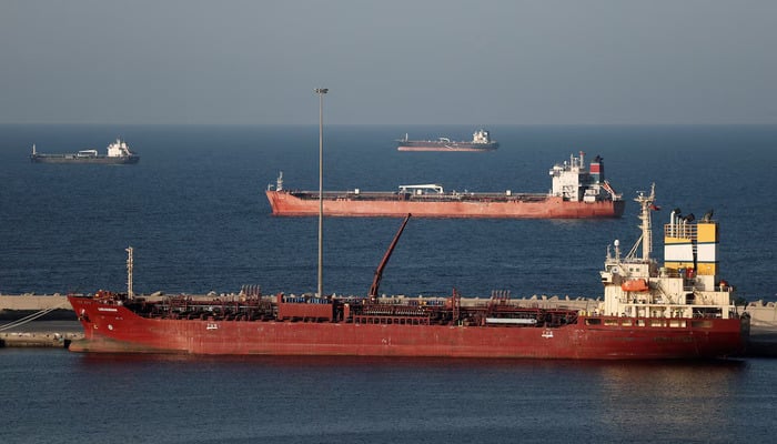 Luojiashan tanker sits anchored in Muscat, as Iran vows to close the Strait of Hormuz, amid the US-Israeli conflict with Iran, in Muscat, Oman, March 7, 2026. — Reuters