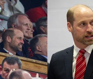 Prince William cheers on Wales after meeting rugby chiefs ahead of match