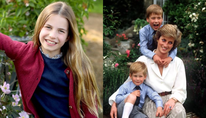 Princess Charlotte touching letter for Granny Diana: Papa misses you