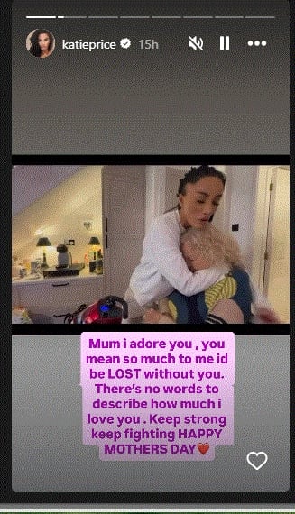 Katie Prices official Instagram account