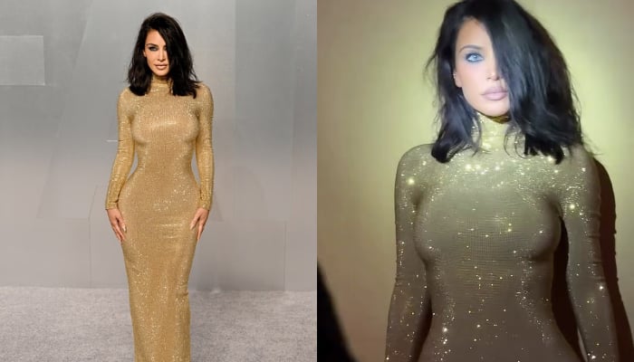 Kim Kardashian’s outfit steals the spotlight at Oscars after-party