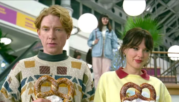 Taylor Swift and Domhnall Gleeson play love interests in Opalite music video