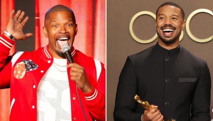 The comedian is giving flowers to his longtime pal and former Just Mercy co-star