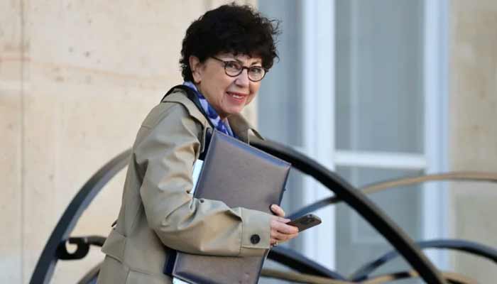 Frances ecological transition minister Monique Barbut after meeting regarding climate action. — AFP