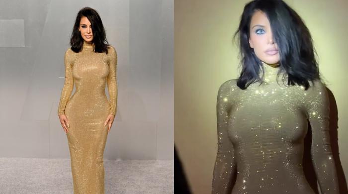 Kim Kardashian's outfit steals the spotlight at Oscars after-party
