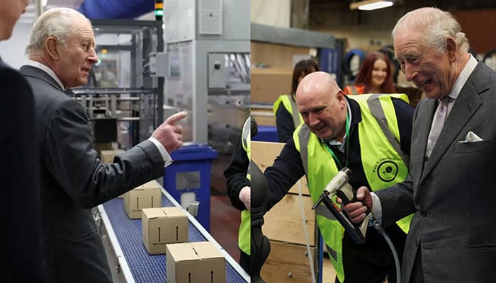 Palace shares King Charles enjoying the day at Greencore