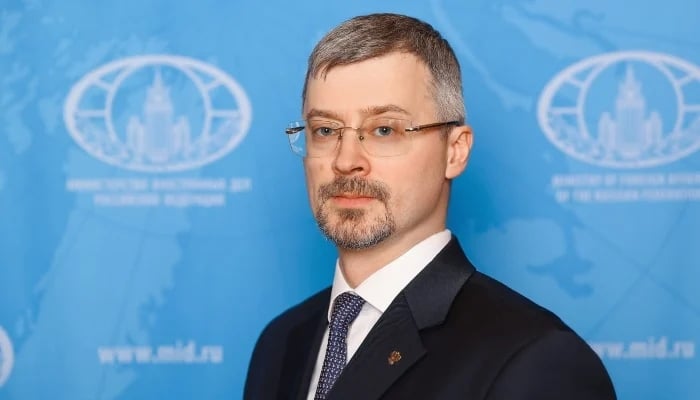 Russian Ambassador to Pakistan Albert Khorev. — Russian embassy to Pakistan website/File