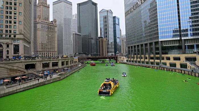 Chicago River turns green for St. Patrick's Day 2026