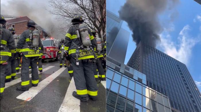 NYC fire: FDNY responds to Midtown Manhattan blaze near St Patrick's Day Parade 2026