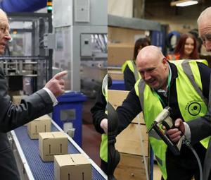 Palace shares King Charles enjoying the day at Greencore 