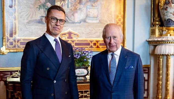 King Charles and Finland’s president explore wooden future together