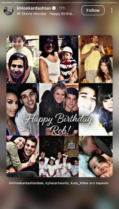Kris Jenner leads birthday tributes to Rob Kardashian, Kim and Khloe follow
