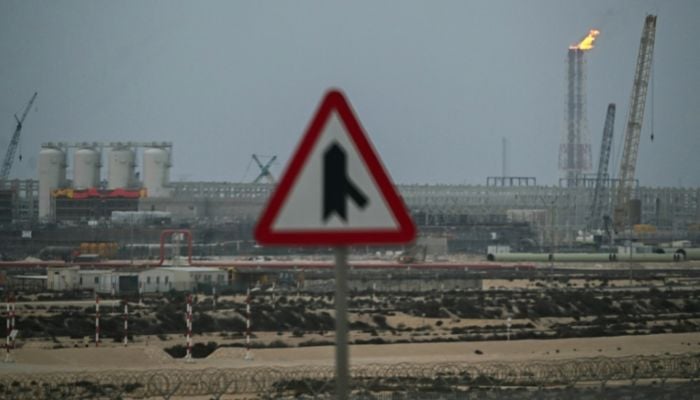 QatarEnergys operating facilities in Ras Laffan on March 2. Qatar suspended liquefied natural gas production on March 2, causing a massive leap in prices, after Iranian strikes hit Gulf energy facilities. — AFP