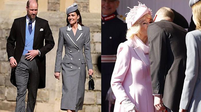 Royal family goals William's tender gestures to Kate and Camilla go viral