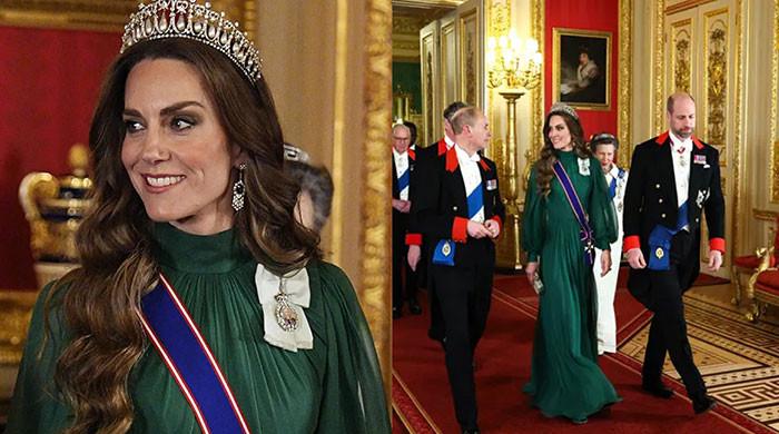 Princess Kate's most beautiful tribute to Nigerian delegates in stunning green