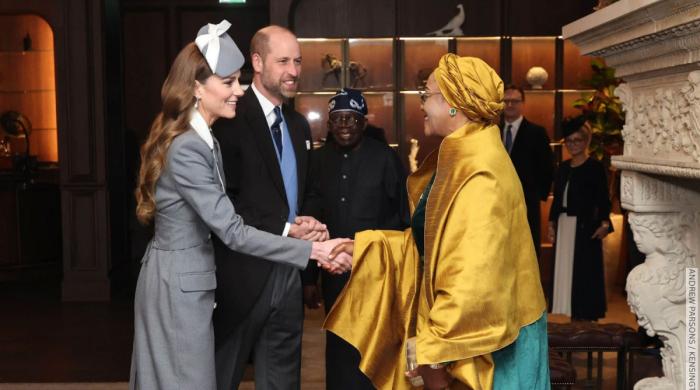 Prince William, Kate ease Nigerian First Lady stress with touching gesture
