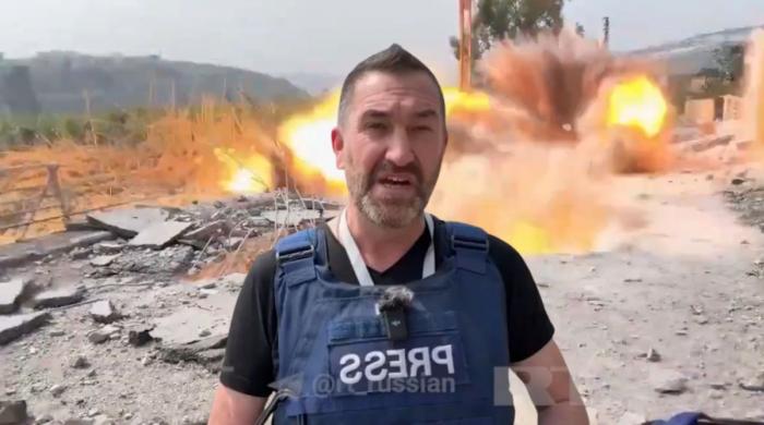 British journalist narrowly escapes Israeli missile strike on live camera