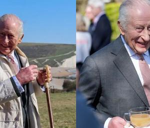 King Charles marks halfway to 25 nature reserves with royal tea in hand