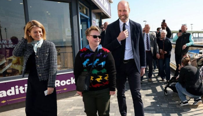 Prince William’s mission meets a ‘lovely’ day in Bournemouth