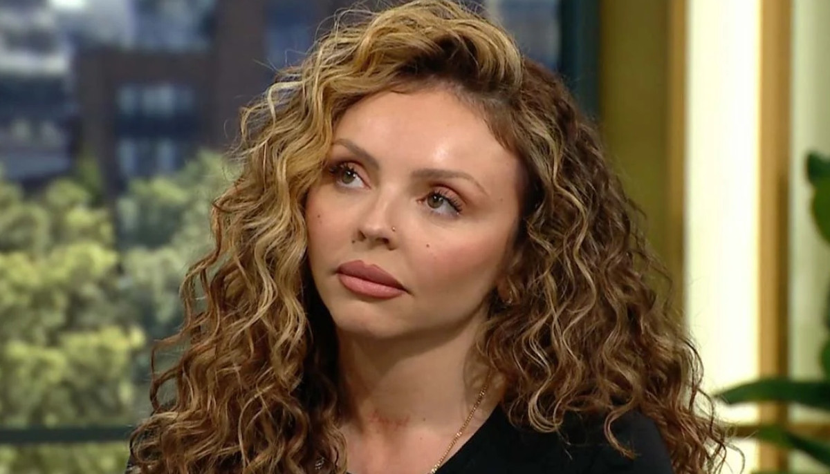 Jesy Nelson 'heartbroken' as twin daughter fitted with leg splints