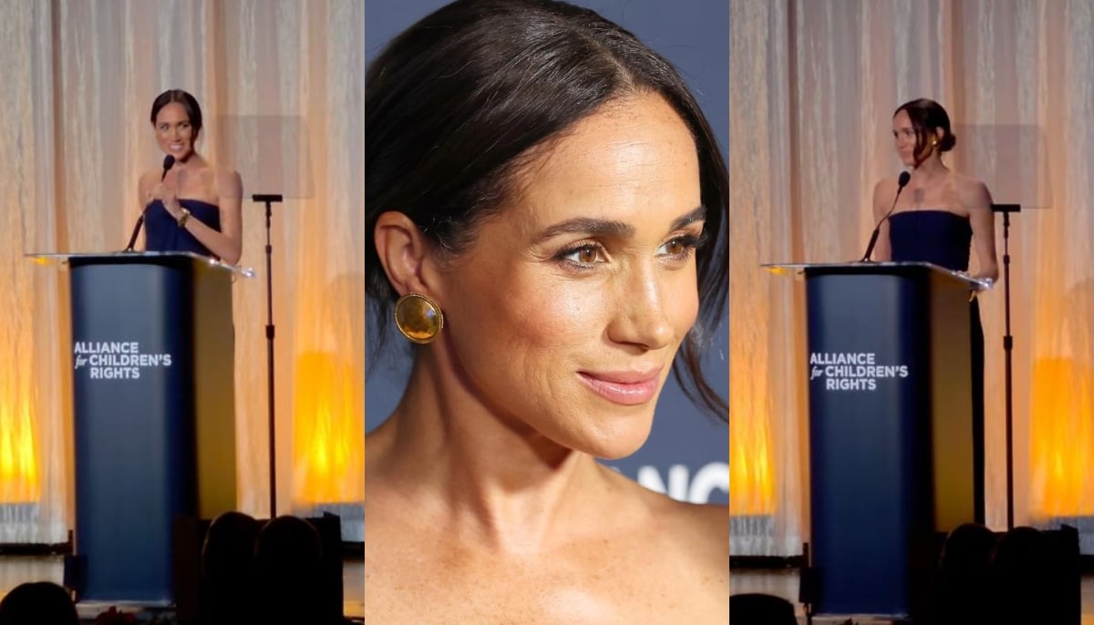 Meghan Markle cheers up attendees in first speech amid crisis: Grateful