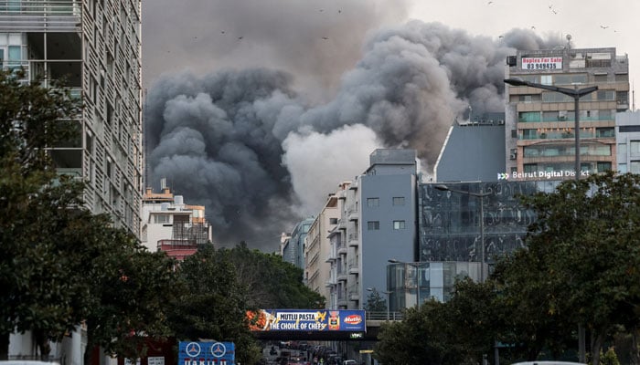 'War has aged us': Lebanon's kids aren't alright 14 Smoke rises after an Israeli strike in central Beiruts Bachoura neighbourhood, following an escalation between Hezbollah and Israel, amid the US-Israeli conflict with Iran, in Beirut, Lebanon, March 12, 2026.— Reuters