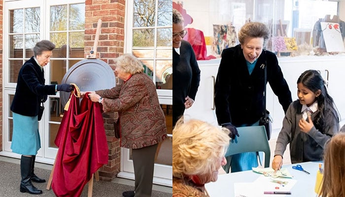 Palace shares Princess Anne bringing learning to life at Clore Centre