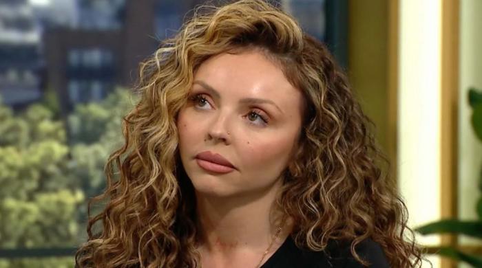 Jesy Nelson 'heartbroken' as twin daughter fitted with leg splints