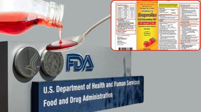 FDA recalls nearly 90,000 bottles of children's Ibuprofen over possible contamination