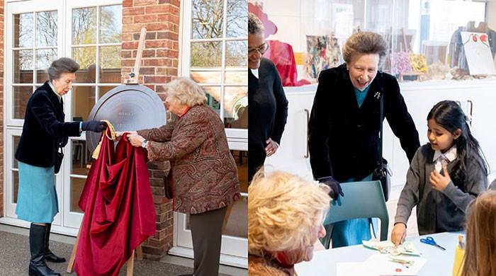 Palace shares Princess Anne bringing learning to life at Clore Centre