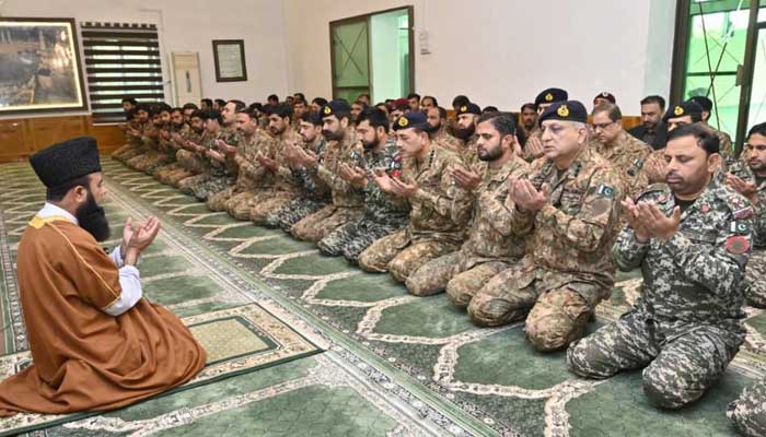 Field Marshal CDF Asim Munir offers Eid ul Fitr prayer on March 21, 2026. — ISPR