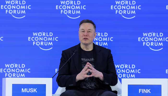 Elon Musk attends the 56th annual World Economic Forum (WEF) meeting in Davos, Switzerland, January 22, 2026. — Reuters/File