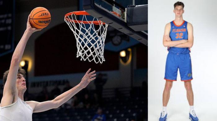 Meet Olivier Rioux, college basketball's tallest player sending internet into frenzy