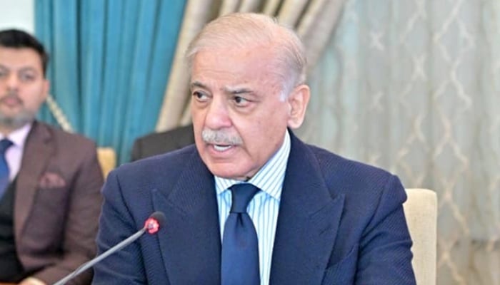 Prime Minister Shehbaz Sharif chairs a meeting of Parliamentary Leaders and Representatives of Political Parties, Islamabad, March 4, 2026. — APP