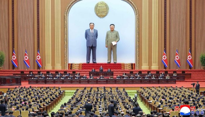 North Korea's Kim reappointed as president of state affairs 8 This picture, taken on March 22, 2026 and released by North Koreas official Korean Central News Agency (KCNA) on March 23, 2026, shows the First Session of the 15th Supreme Peoples Assembly at Mansudae Assembly Hall in Pyongyang. — AFP