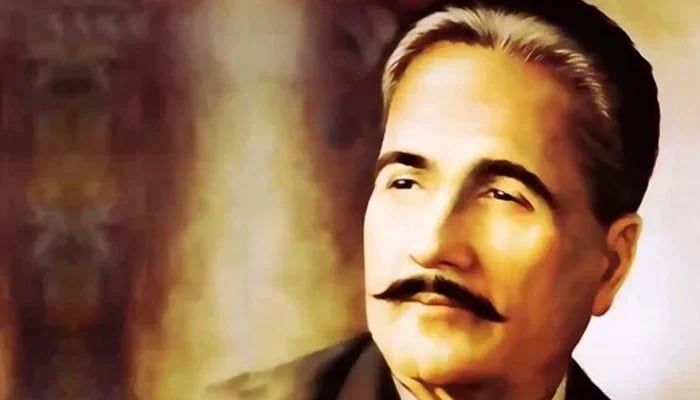 A portrait of the countrys national poet, Allama Iqbal. — Radio Pakistan/File