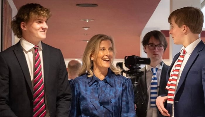 The Duchess of Edinburgh opens Radley’s Musical Playground in stunning blue