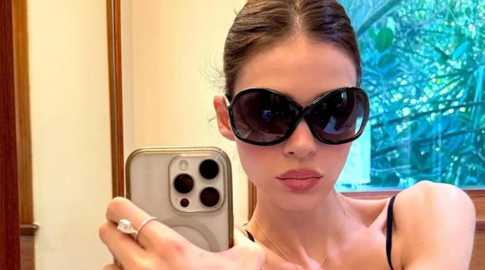 Nicola Peltz works through the night ahead of 'Prima' release