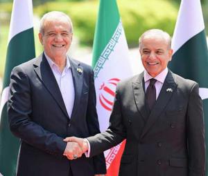 In phone call with Iran's Pezeshkian, PM Shehbaz urges dialogue to de-escalate tensions